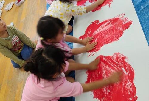 ペタペタこいのぼり製作！