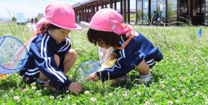 ３歳児「さくら組」さんの春のハイキング