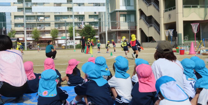 運動会前の練習