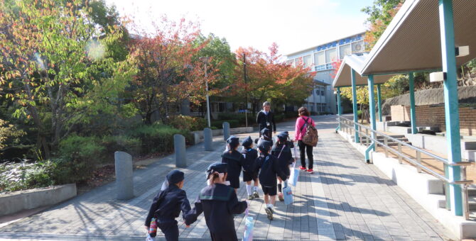 奈良学園小学校に体験入学