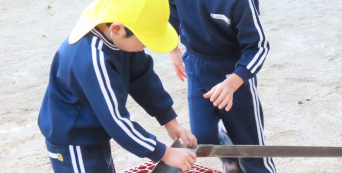 寒さに負けずに